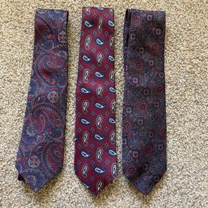 3 Vintage Colorful Ties from Nordstroms